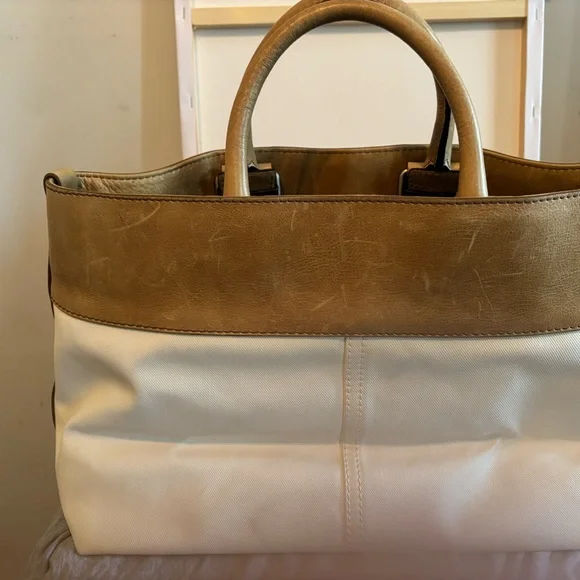 Authentic Vintage Chloé Canvas & Leather Logo Tote Bag – Phoebe Philo Era (2007) - Picture 5 of 13